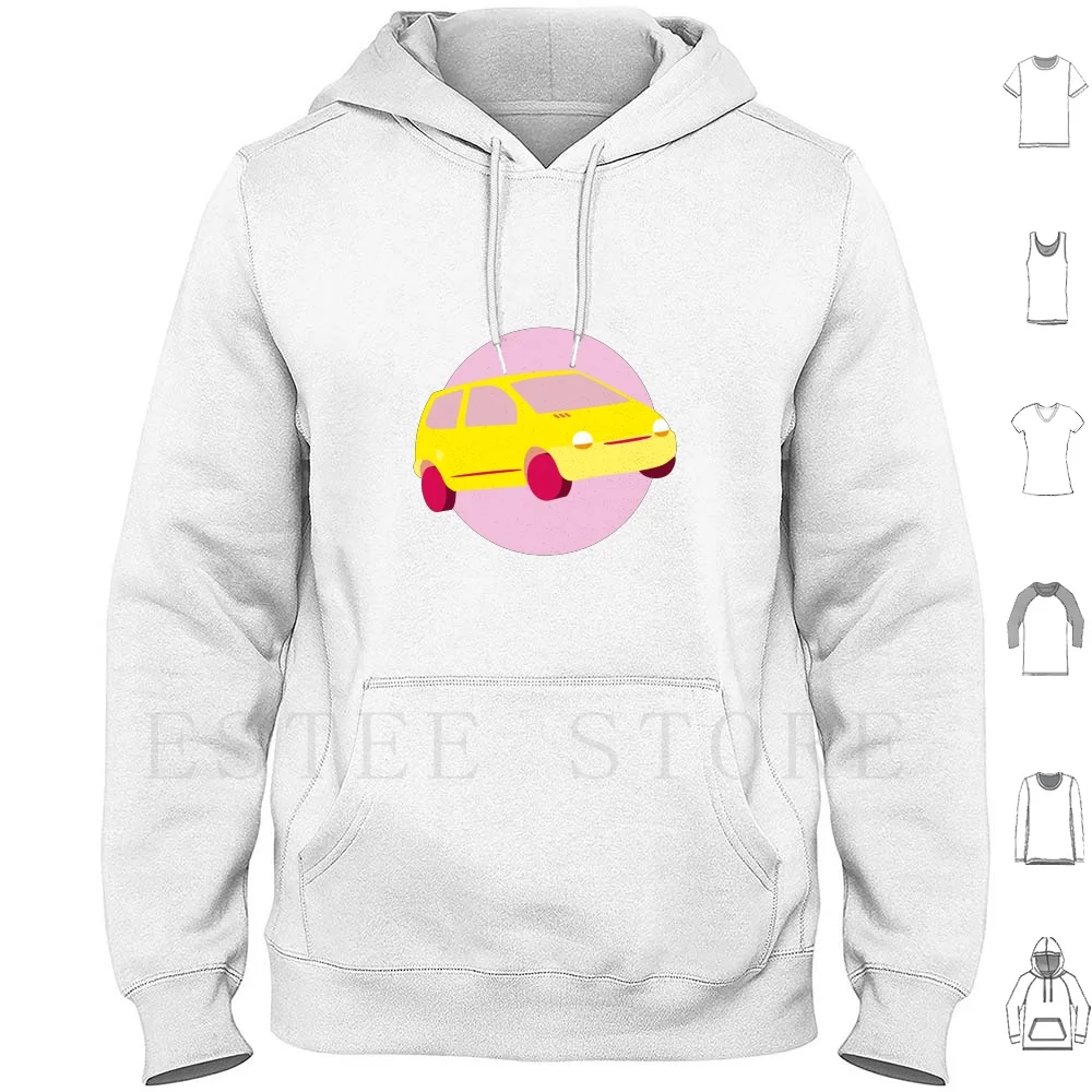 

Twingo Collection ( Without Tagline ) Hoodies Long Sleeve Twingo Car Nostalgia Colourful France French Classic 4 5