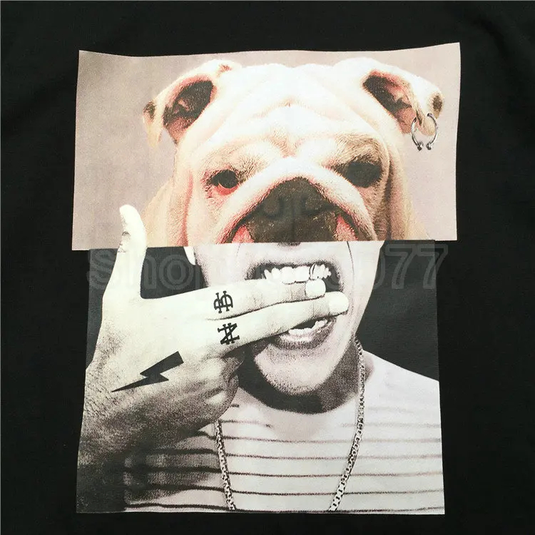 

summer Designer Luxury Fashion brand Mens clothing T Shirt classic dog print T-shirt Cotton Tshirt Tee Top Camiseta Masculina