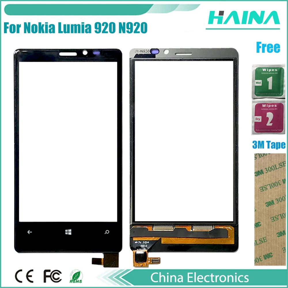 Оригинальный сенсорный экран N920 для Nokia Lumia 920 дигитайзер стекло Передняя панель