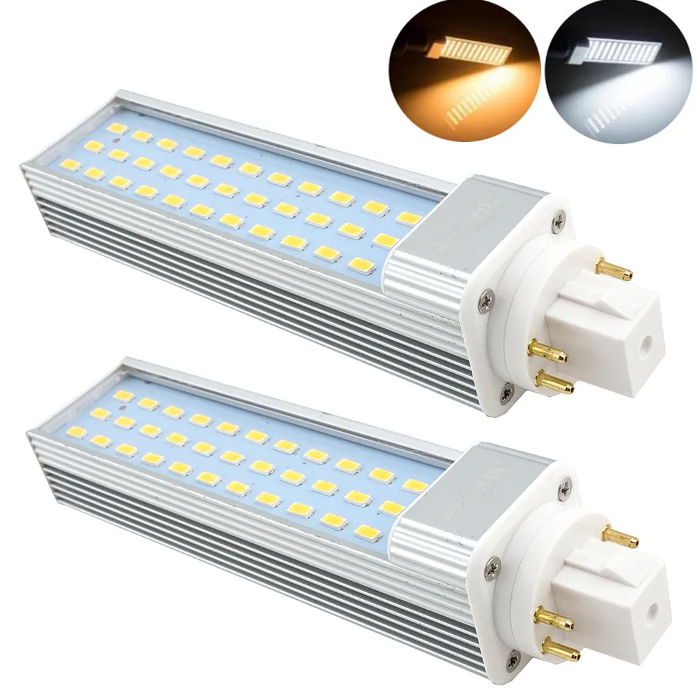 2 Pack 13W GX24 вращающаяся Светодиодная лампа G24Q/GX24Q 4 основа заколки 26W CFL/компактная