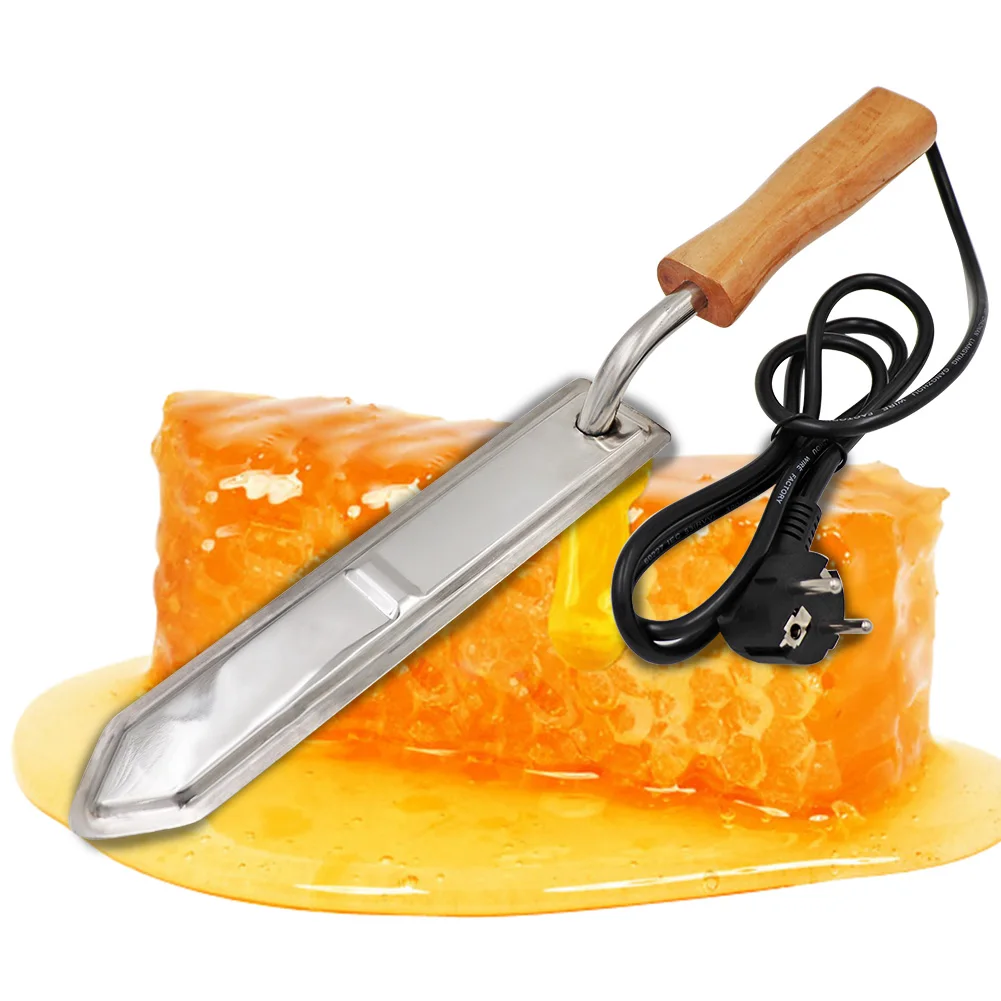 

Beekeeping Honey Cut Knife Bee Hive Tools Electric Power Honey Cutter Beekeeping Heats Up Cutting Bee Extractor Tool