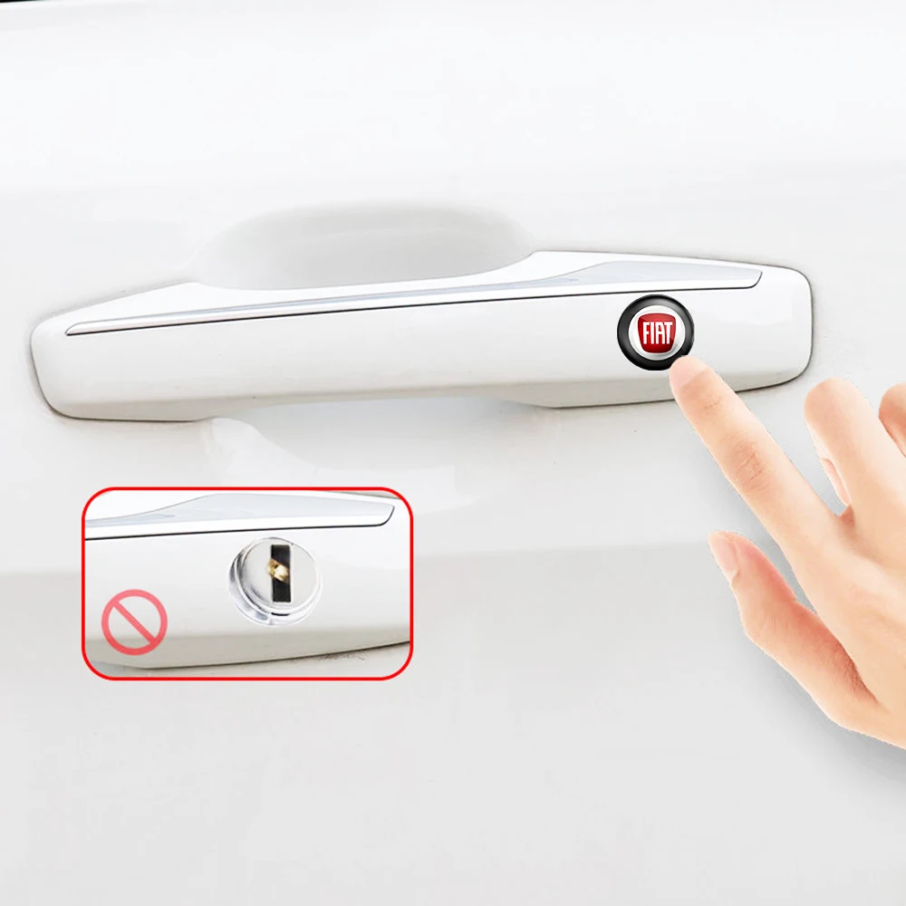 4 шт. автомобильные флейты защита от блокировки Стайлинг для Fiat 500 500x Ducato Tipo Panda Bravo