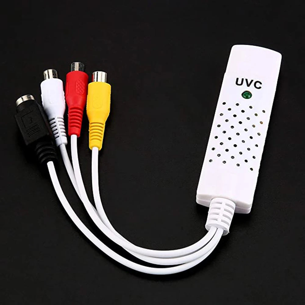 Портативный адаптер видеозахвата USB 2 0 VHS на DVD Карта для Win7/8/Vista JR сделки 1 комплект