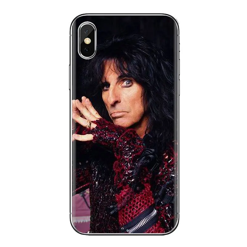 Мягкий корпус тяжелый металлический ремешок Alice Cooper для sony Xperia Z Z1 Z2 Z3 Z5 compact M2 M4 M5 E3