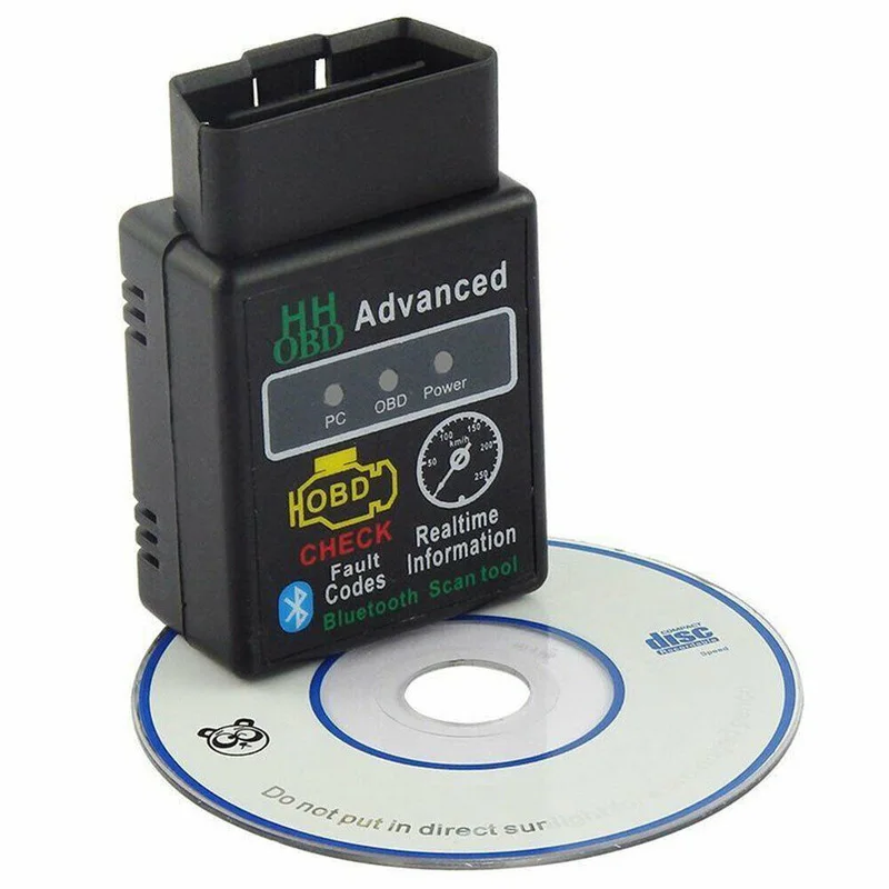 OBD2 ELM327 Bluetooth V2.1V1.5 автомобильный диагностический инструмент HHOBD автоматический интерфейс сканер считыватель кодов для инструмента сканирования крутящего момента автомобильные аксессуары