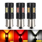 2X Canbus для 5w S25 1157 BAY15D P215W 1156 BA15S BAU15S P5W лампа указателя поворота 12-24V T20 7443 5W 3157 Автомобильные светодиодные стоп-сигналы ДХО