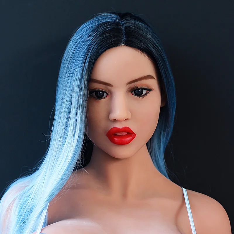 #63 секс куклы головки реальный TPE для любви в виде красных губ бесплатная парики