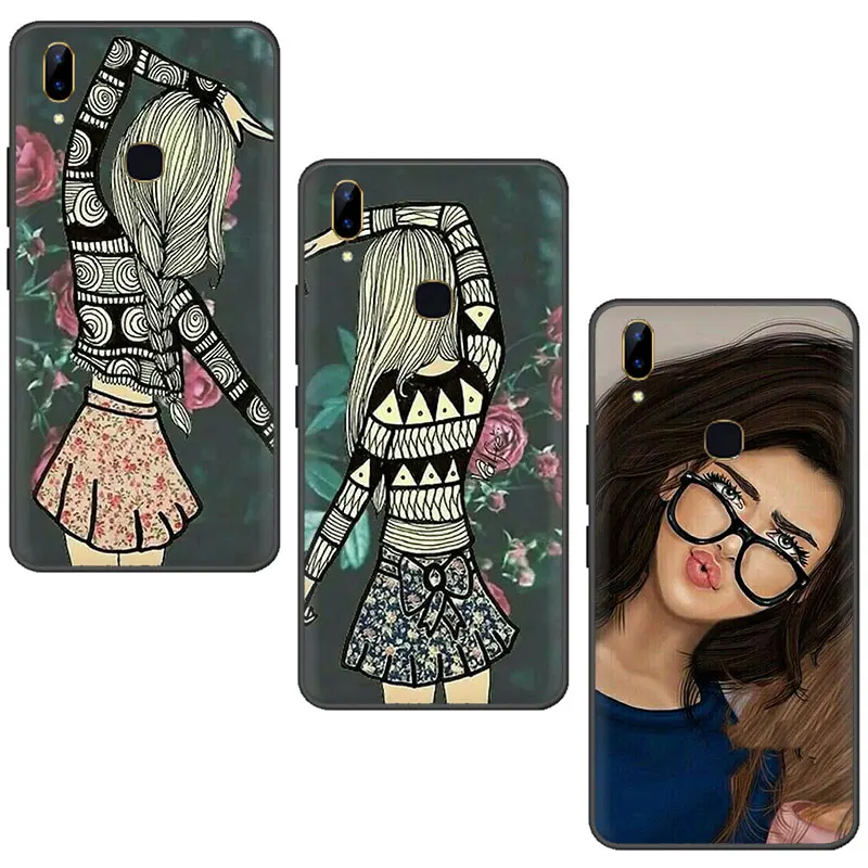 С надписью Best Friends Matching ТПУ чехол для телефона для VIVO Y11 V15 S1 V11 Y83 Pro V9 V7 V5 Y17 Y55s Y69 Y71 Y81s Y91C Y93 Y66 X9s