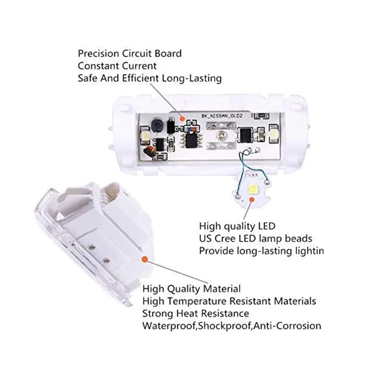 Светодиодный светильник для проектора с логотипом на двери автомобиля призрак