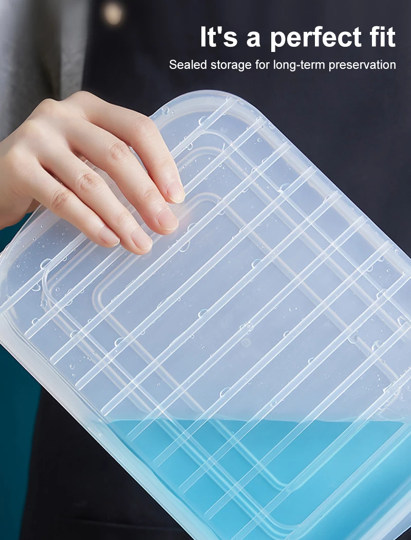 Контейнер для хранения в холодильнике контейнер рыбы и мяса Защитный овощей