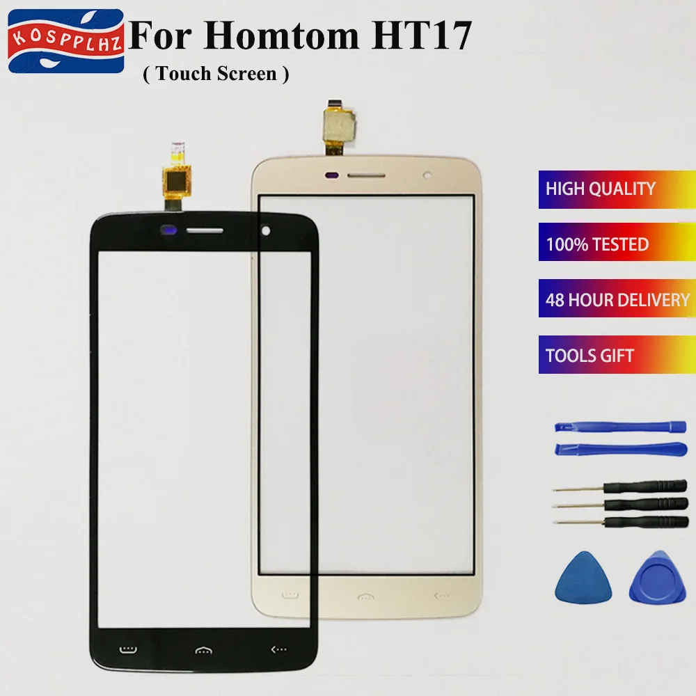 KOSPPLHZ 5,5 дюймов HOMTOM HT17Pro HT17 Pro сенсорный экран Стекло гарантия новая стеклянная панель сенсорный экран HT 17+ Инструменты