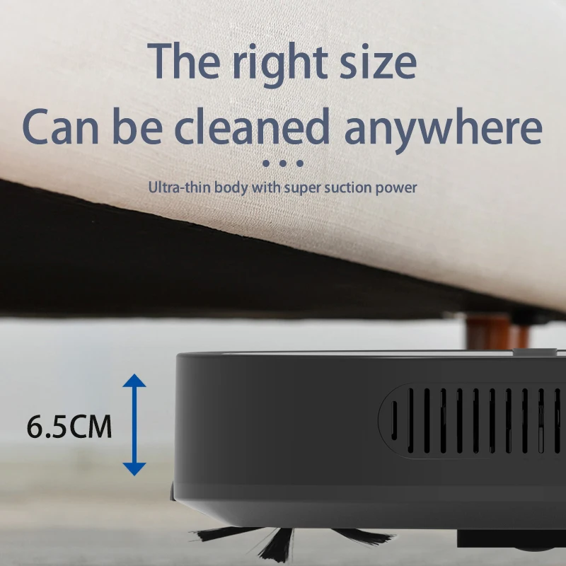 2000Pa New Robot Vacuum Cleaner Household Intelligent APP Control Timing Multifunctional Carpet Cleaning | Бытовая техника