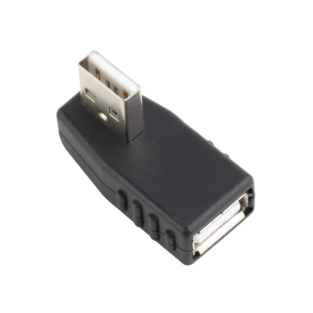 

Left /right angle 90 degree USB 2.0 A Male Female Adapter Connecter for Laptop PC Durability and Stable Performance Easy to Work