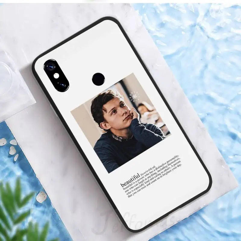 

TOM HOLLAND America actor funda cover coque Phone Case For Xiaomi Redmi Note 4 4x 5 6 7 8 pro S2 PLUS 6A PRO