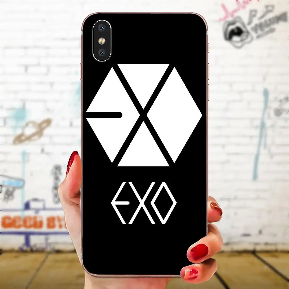 Мягкий чехол для телефона с принтом Exo Band Baekhyun Sehun htc Desire 530 626 628 630 816 820 830 один A9 M7 M8 M9