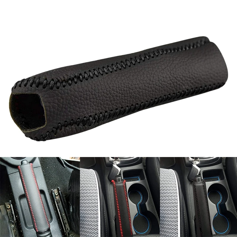

Car Leather Gear Handbrake Cover Shift Lever Cover for Kia K2 2011 2012 2013 2014 2015 2016