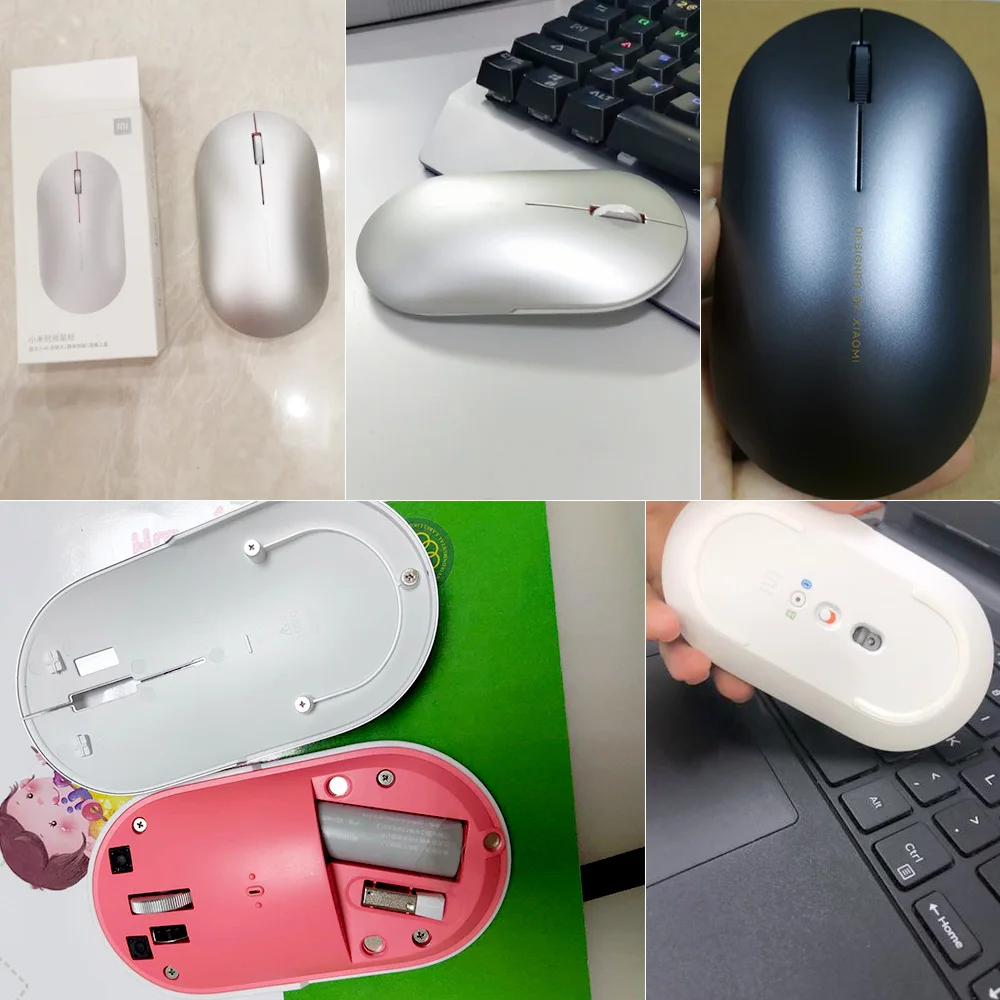 Модная Беспроводная игровая мышь Xiaomi Mi игровые мыши 1000 точек/дюйм 2 4 ГГц Wi-Fi link