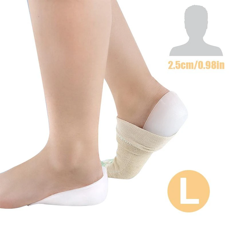 1 пара невидимых стелек для увеличения роста на 2-3 5 см массажные Мягкие подушечки