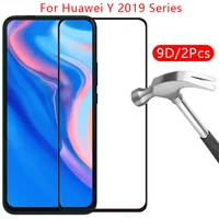 9d protective tempered glass for huawei y5 y6 y7 pro y9 prime 2019 screen protector on huawey huawe huawi y 5 6 7 9 5y 6y 7y 9y