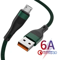 kaiqisj qc3 0 micro usb cable 6a fast charging cable for redmi note 5 pro samsung s7 usb micro data wire for xiaomi htc charger