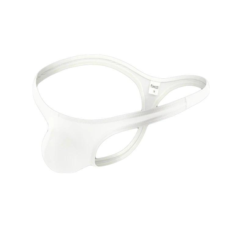 6PCS Men Thongs Low Waist Men's Underwear T Back G String Briefs Sexy Breathable Nylon Solid Lingerie Jockstrap Panties Thong