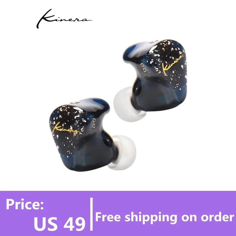 KINERA BD005 Pro 1DD 1BA Hi Fi гибридная технология съемный кабель наушники вкладыши