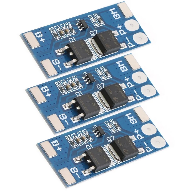 

3 PCS 2s 8a Li-ion 7.4v 8.4v 18650 Bms Pcm 15a Peak Current Battery Protection Board Bms Pcm For Li-ion Lipo Battery Cell Pack