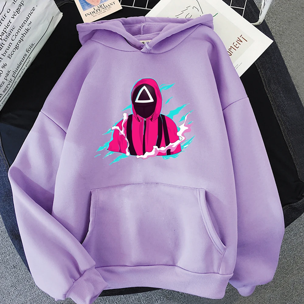 

Squid Game Hoody Round Six Tv Show Hoodie Women Casual Oversize Sweatshirt Korean Fashion Aesthetic Sportswear Manga Cartoon Top