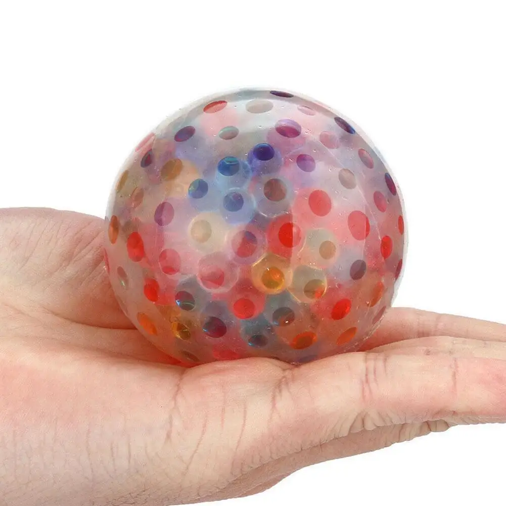 

6cm Squishy Toy Ball Cool Bead Gel Stress Relieve Ball Ball Relief Fidget Stress Autism/adhd Diy Sensory Toy Gadget D7P9