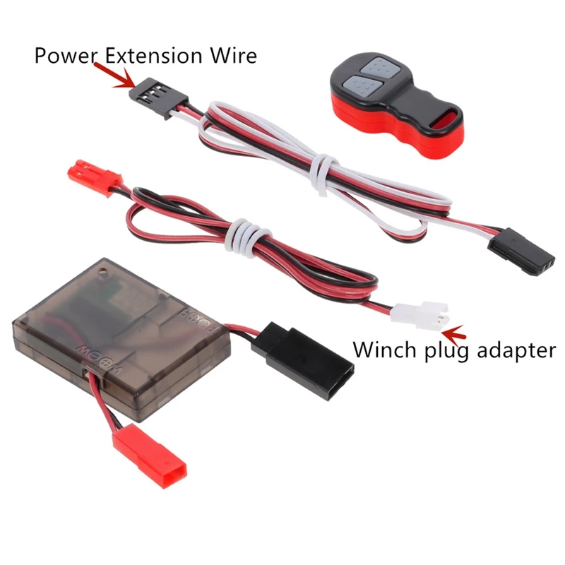 Металлическая лебедка + беспроводной пульт дистанционного управления для