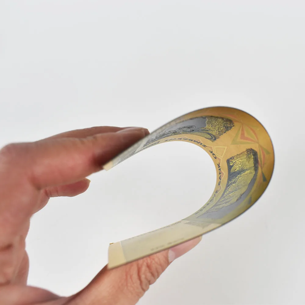 Позолоченный Зимбабве сто триллион долларов Золотой банкноты водяной знак для