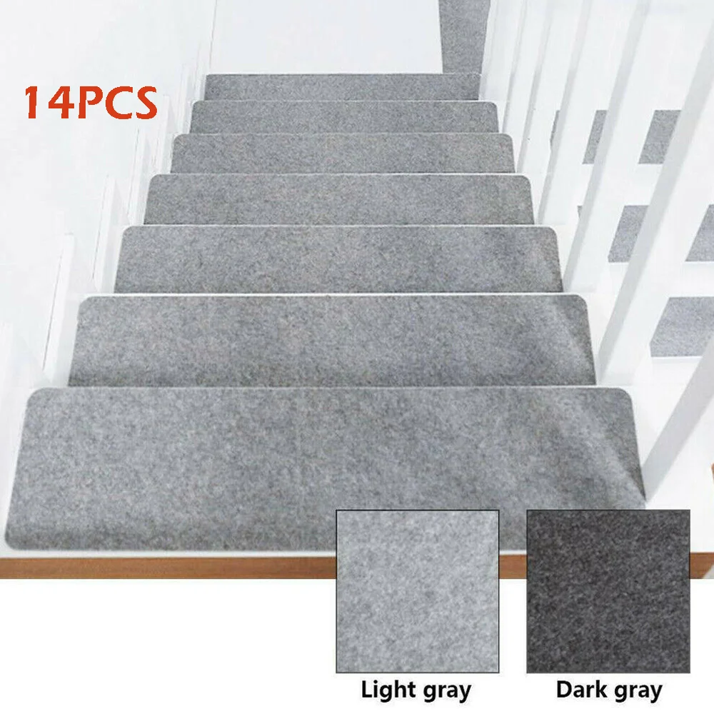 

Stair Treads Rectangle Step Staircase Repeatedly-use Safety Pads Mat stair carpet Non-slip Rugs Floor Mat Self-adhesive Cover