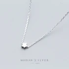 Женское Ожерелье Modian из стерлингового серебра 925 пробы с кулоном в виде звезды на удачу, изящная бижутерия в Корейском стиле с маленькими звездами