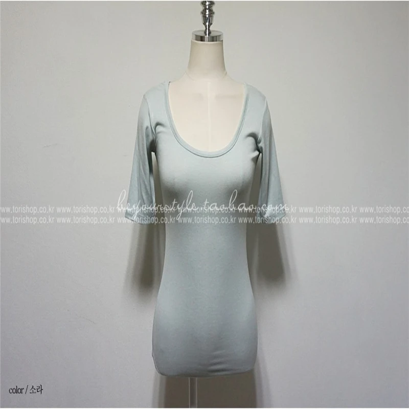 Женская эластичная футболка облегающий топ с коротким рукавом Лето Женский в