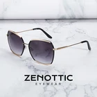 Солнцезащитные очки ZENOTTIC поляризационные UV400 женские, модные солнцезащитные аксессуары большого размера, элегантные, с защитой от ультрафиолета