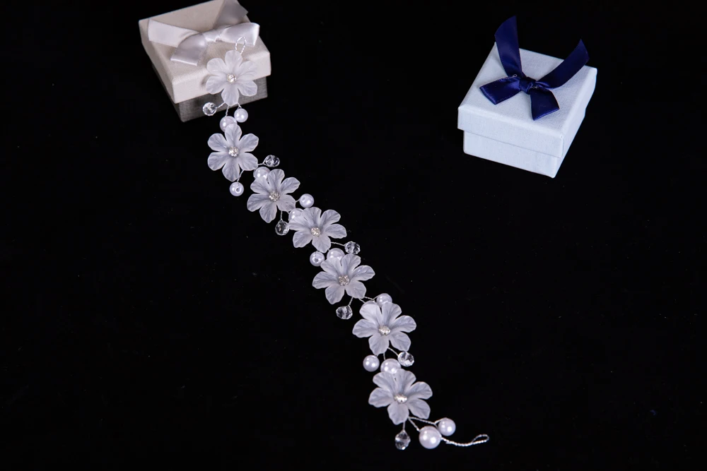 Hot Korean Handicraft Beads Wedding Tiara Superior quality Bride headbands wreath Bridesmaid Hair Headdress Accessories | Украшения и