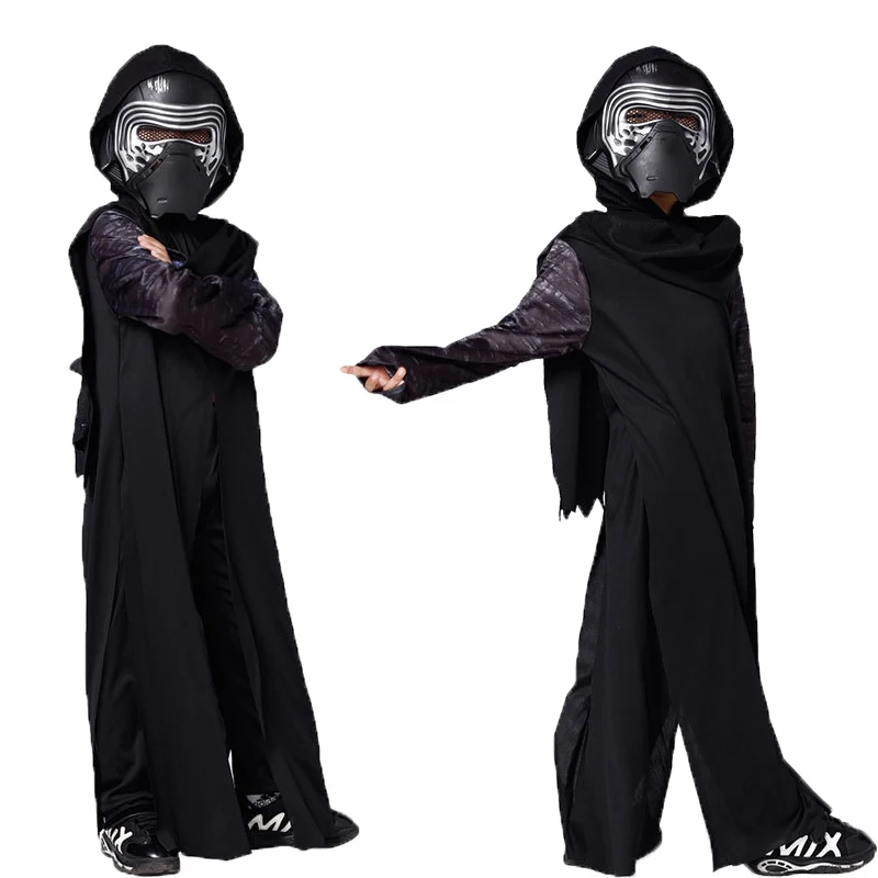 Классическая одежда для косплея мальчиков Warrior Boys Kylo Ren Deluxe Пробуждение силы