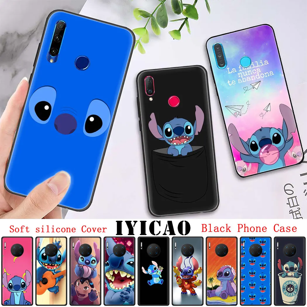 Мягкий силиконовый чехол для Huawei Honor 8 9 10 Lite 9X 20 Pro 7X 8A 8X 8C 20S Note черный телефона Lilo