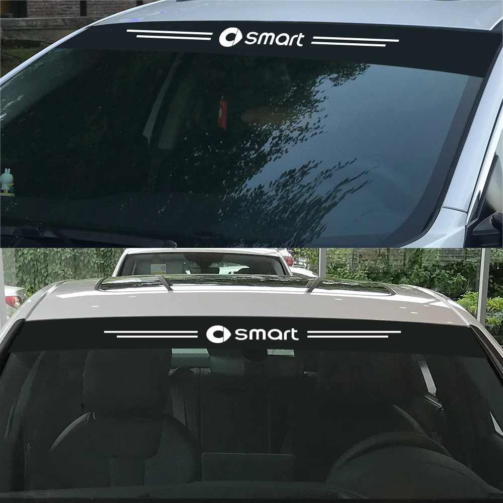 Автомобильные солнцезащитные наклейки на лобовое стекло для Smart Fortwo Forfour 453 451 450