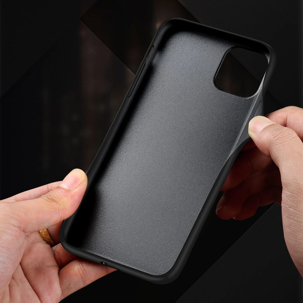 Leather Case For iPhone XR 11 12 Pro Max XS X 8 7 6S Plus Original Shockproof Ultra Light Back Cover | Мобильные телефоны и