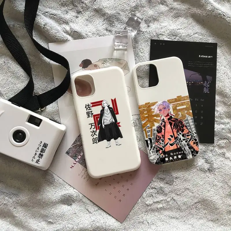 

Tokyo Revengers Phone Case Candy Color for iPhone 6 7 8 11 12 s mini pro X XS XR MAX Plus