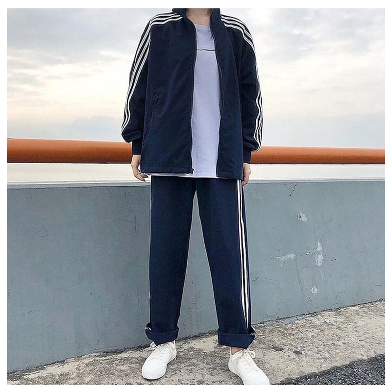 

Long-sleeved trousers sportswear suit women spring and autumn loose fashion sweater casual running two-piece suit