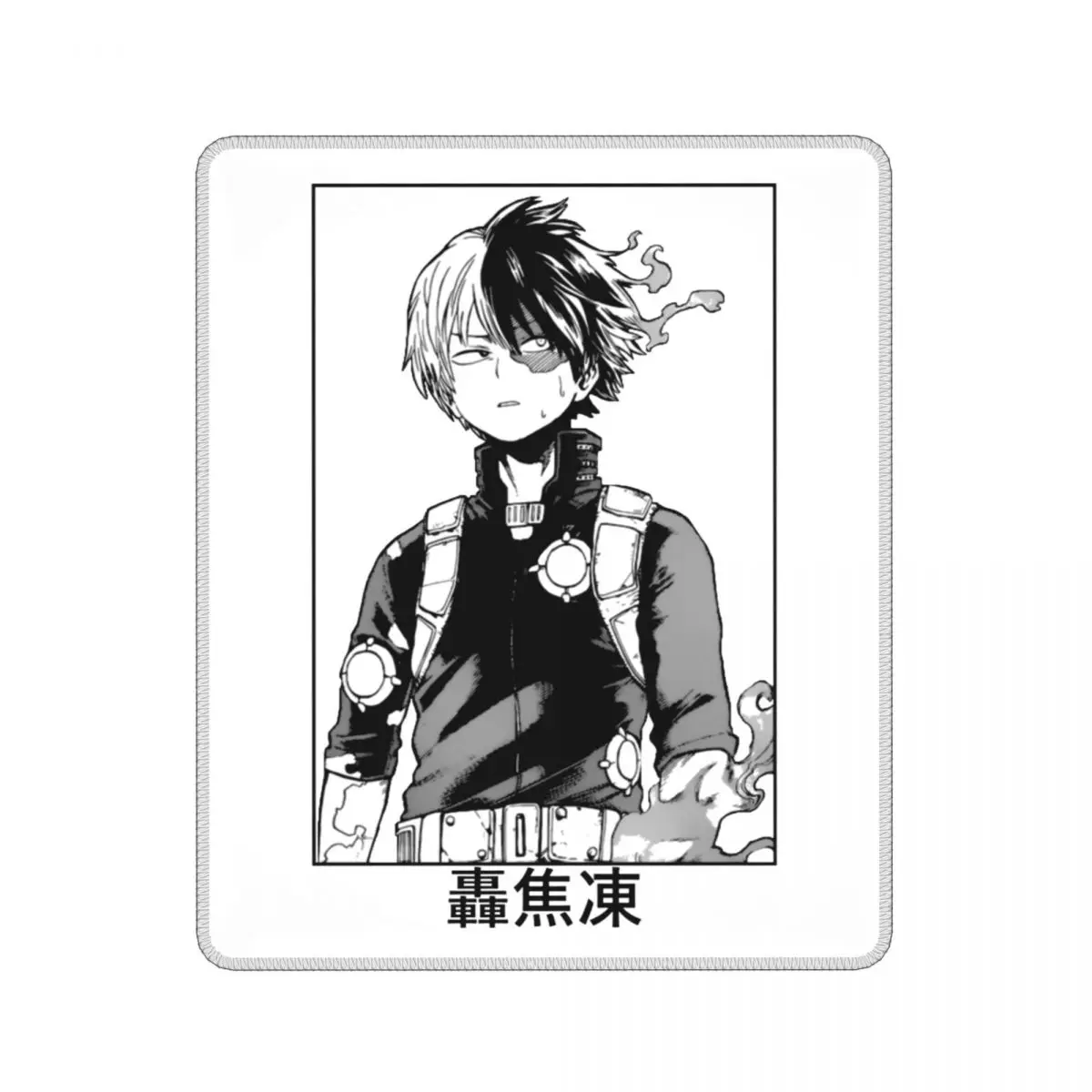 

Забавный коврик для мыши Todoroki Shoto My Hero академия, противоскользящий Настольный коврик, резиновые коврики для офиса, домашнего декора