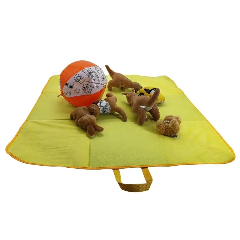 

Бесплатная доставка, детский складной игровой коврик-органайзер для игрушек