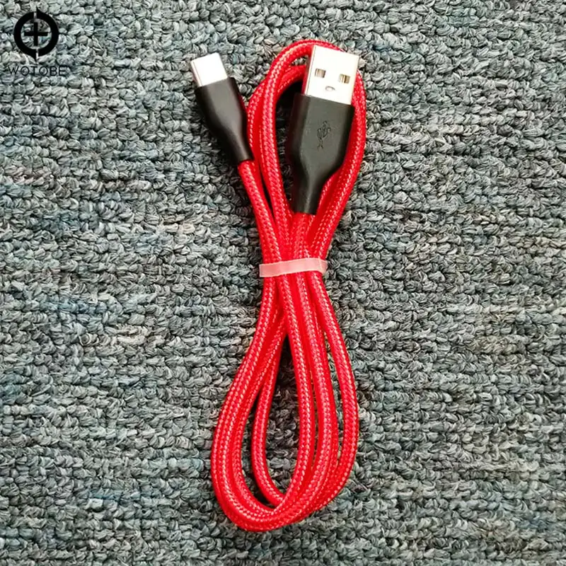 red Для samsung Galaxy S8/S9/S10 Note8/9, type C 3A кабель для быстрой зарядки мобильного телефона QC3.0/AFC/FCP для HUAWEI Xiaomi 8/9/SE(2 упаковки - Цвет: red