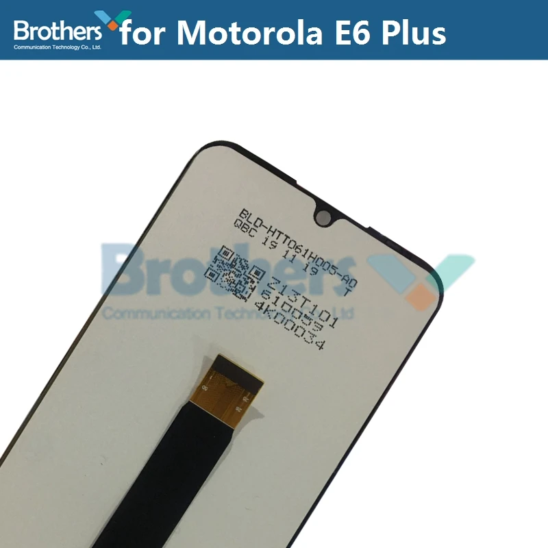 for motorola moto e6 plus e6plus paga0004 paga0033 lcd display touch screen digitizer lcd assembly lcd screen phone parts test free global shipping