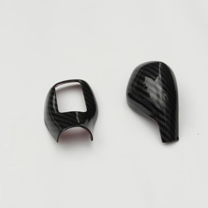 

Lsrtw2017 Carbon Fiber Car Gear Lever Head Cover Protector Anti-slip Trim for Mg Hs 2018 2019 2020 2021 Accessories Auto