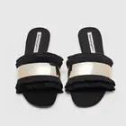 Удобная обувь; женские шлепанцы со стразами; модные шлепанцы с металлическими украшениями; Вьетнамки с меховой бахромой; летние шлепанцы на плоской подошве; женская обувь