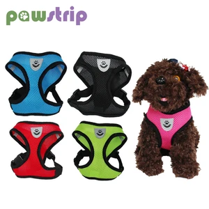 Шлейка S-XL домашних питомцев, Воздухопроницаемая сетчатая жилетка, нейлоновый поводок для чихуахуа, Йорков, кошек