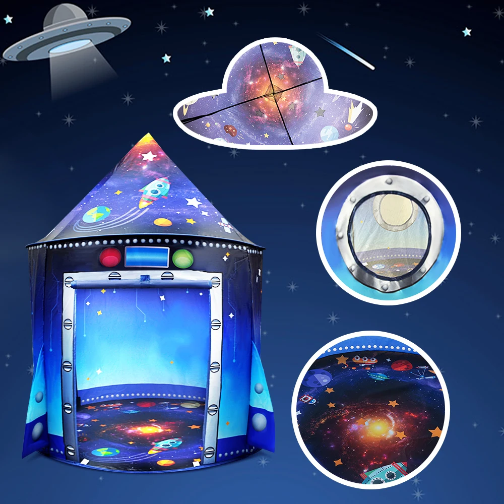 Игровая палатка Rocket Ship игровой домик уникальный дизайн пространства и планеты